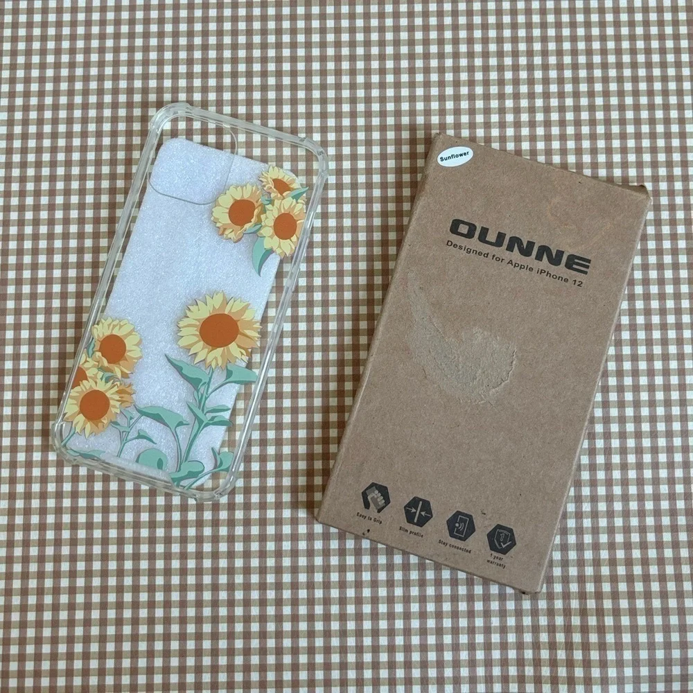 OUNNE iPhone 12 Pro‎ Max Case 6.7inch(Sunflower). NEW